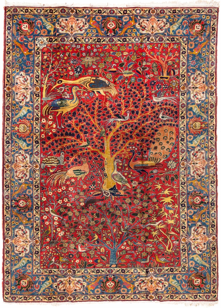 Exquisite Very Fine Persian Tabriz Rug at Essie Carpets, Mayfair London