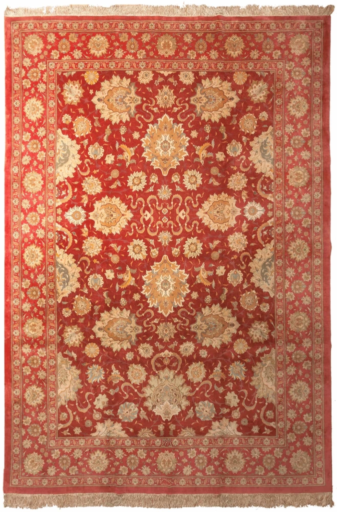 Persian Signed Tabriz  Carpet at Essie Carpets, Mayfair London