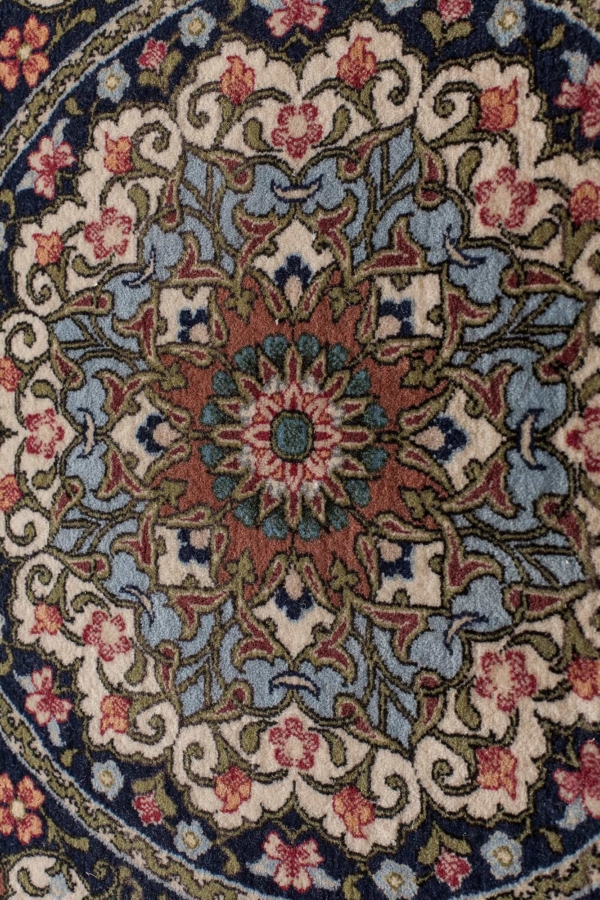 Very Fine Signed Persian Esfahan Rug at Essie Carpets, Mayfair London