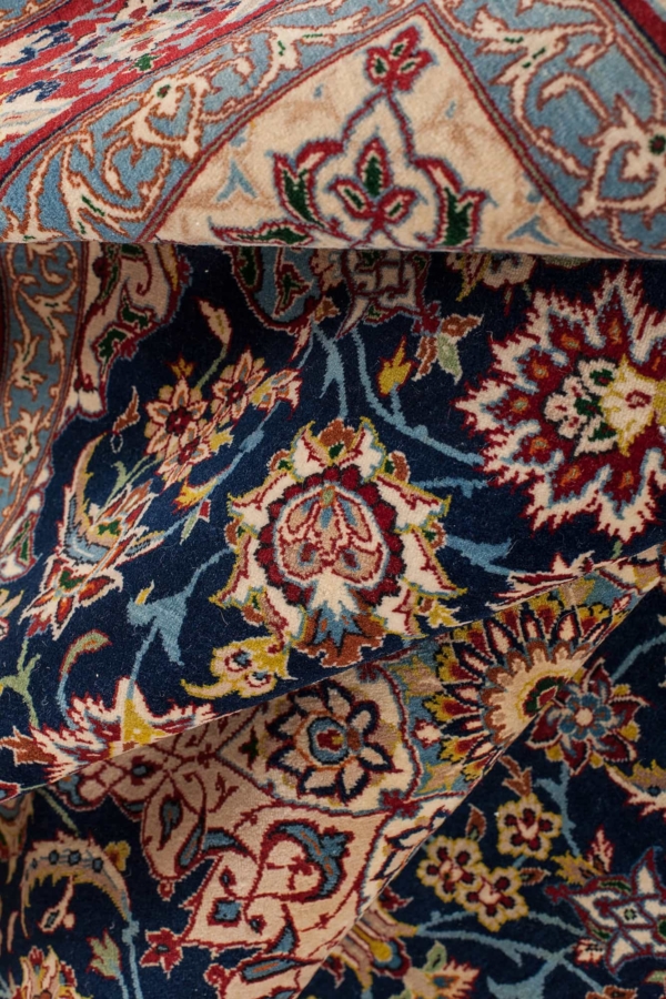 Fine Esfahan Rug at Essie Carpets, Mayfair London