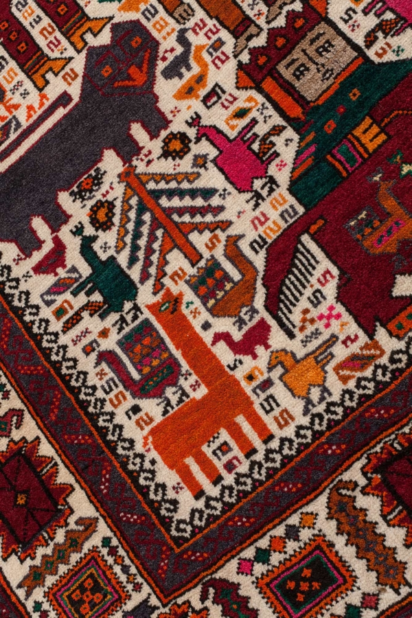 Old Baluch Rug at Essie Carpets, Mayfair London