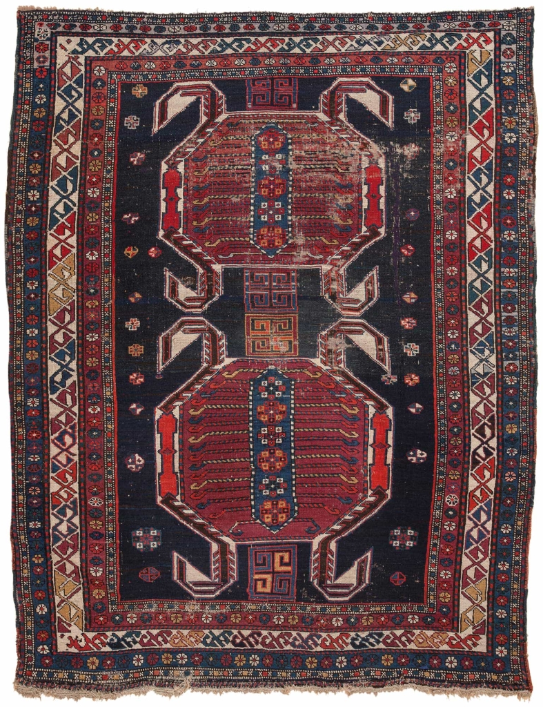 Russian Shirvan Rug at Essie Carpets, Mayfair London