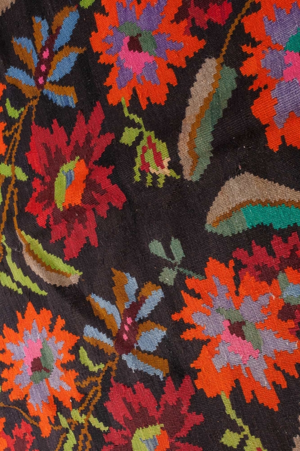 Bess Arabian Gol Farangi Gallery Kilim Runner at Essie Carpets, Mayfair London