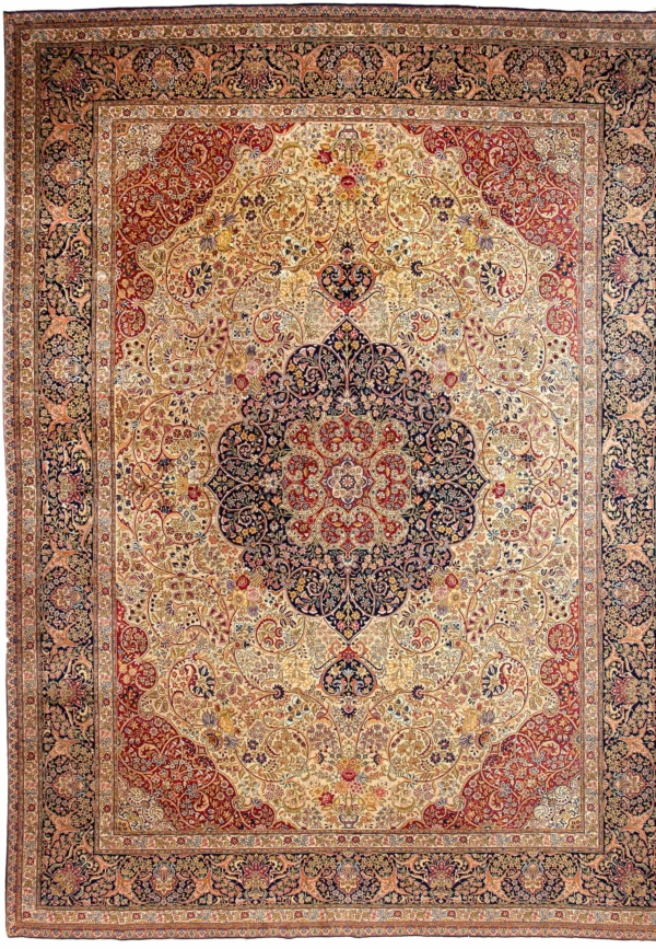 Very Fine Ravar Kerman Carpet at Essie Carpets, Mayfair London