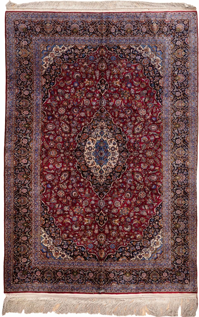 Extremely Fine Persian Kashan Rug at Essie Carpets, Mayfair London