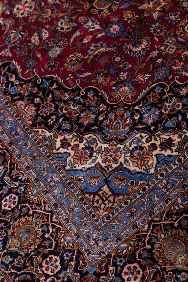 Extremely Fine Persian Kashan Rug at Essie Carpets, Mayfair London