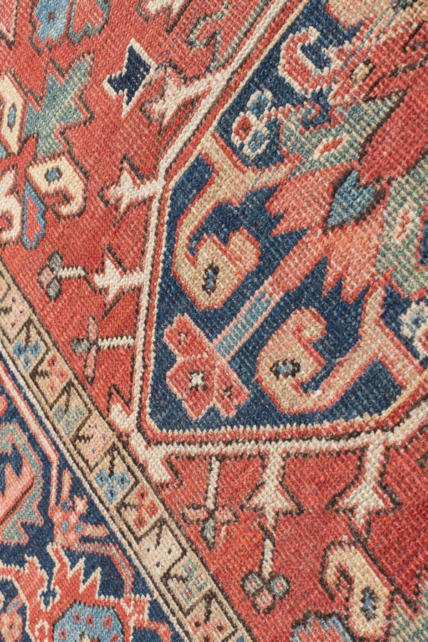 Antique Persian Heriz  Carpet at Essie Carpets, Mayfair London