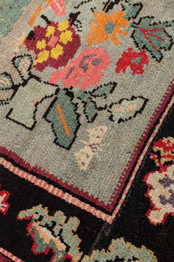 Caucasian Pictorial Karabakh Rug - Lion and Lioness