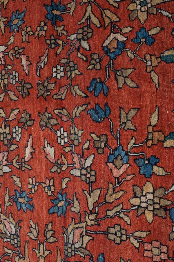 Antique Exquisite Saruk Carpet at Essie Carpets, Mayfair London