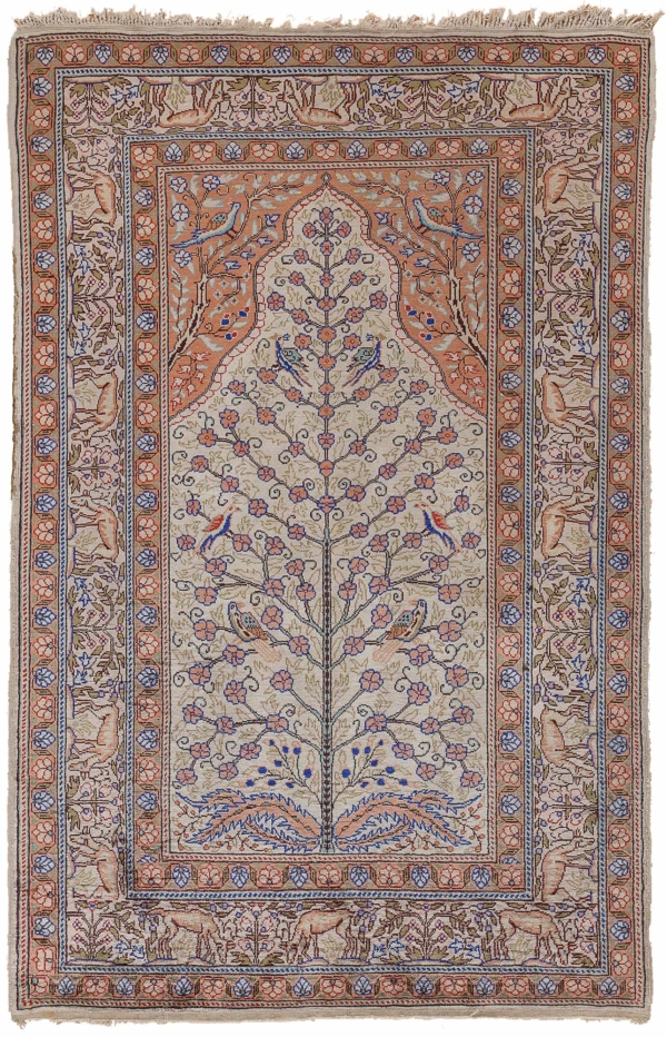 Extremely Fine Turkish Tree of Life Rug at Essie Carpets, Mayfair London