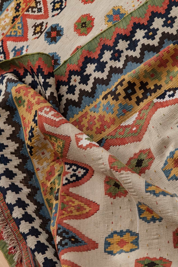 Fine Antique Persian Qashqai Rug at Essie Carpets, Mayfair London