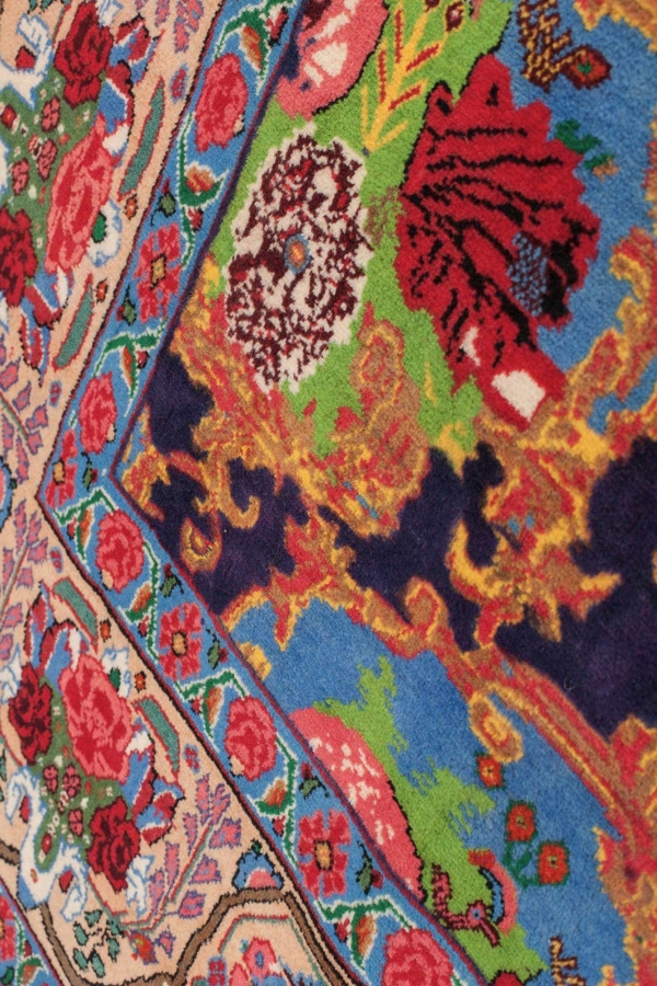 Colourful Persian Gol Farangi Style Carpet at Essie Carpets, Mayfair London