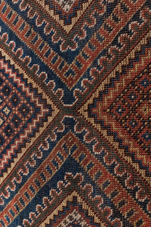Antique Qashqai Rug at Essie Carpets, Mayfair London