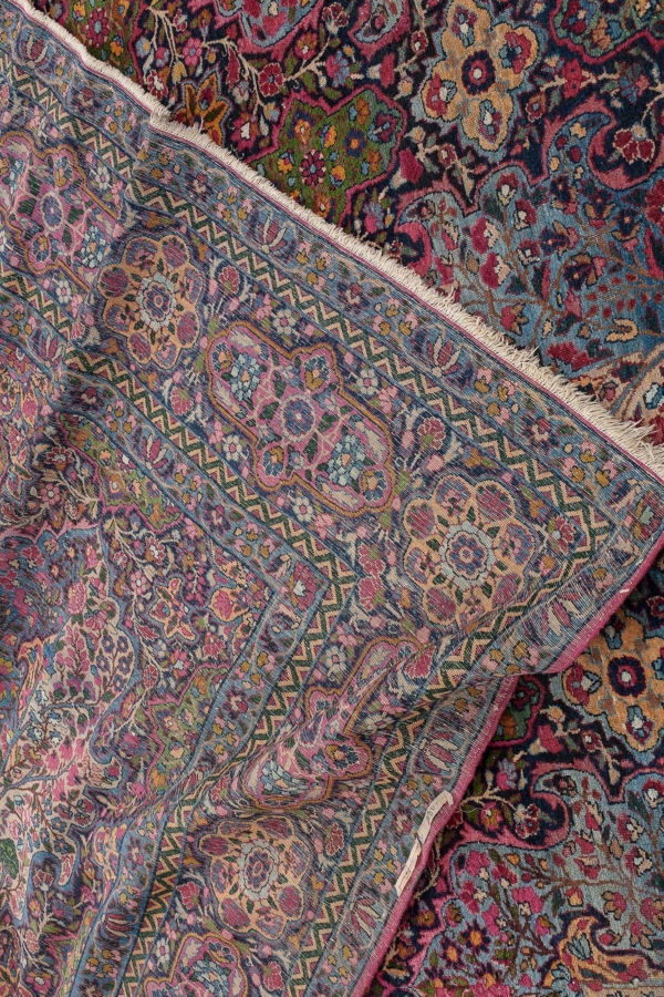 Old Persian Kerman Carpet at Essie Carpets, Mayfair London