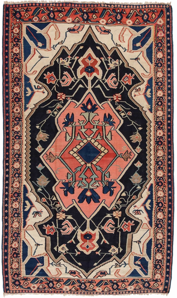 Persian Bidjar Kilim Kilim at Essie Carpets, Mayfair London