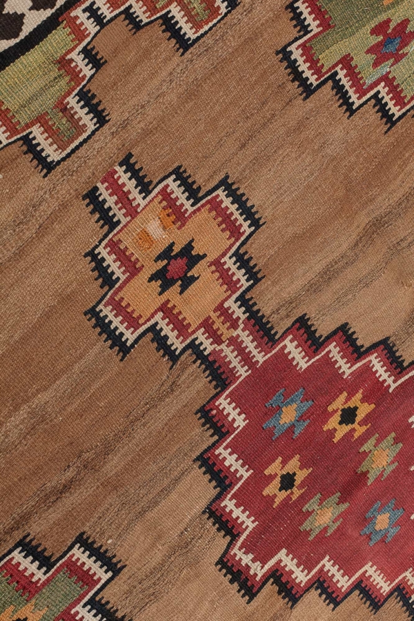 Persian Qashqai Kilim Runner at Essie Carpets, Mayfair London