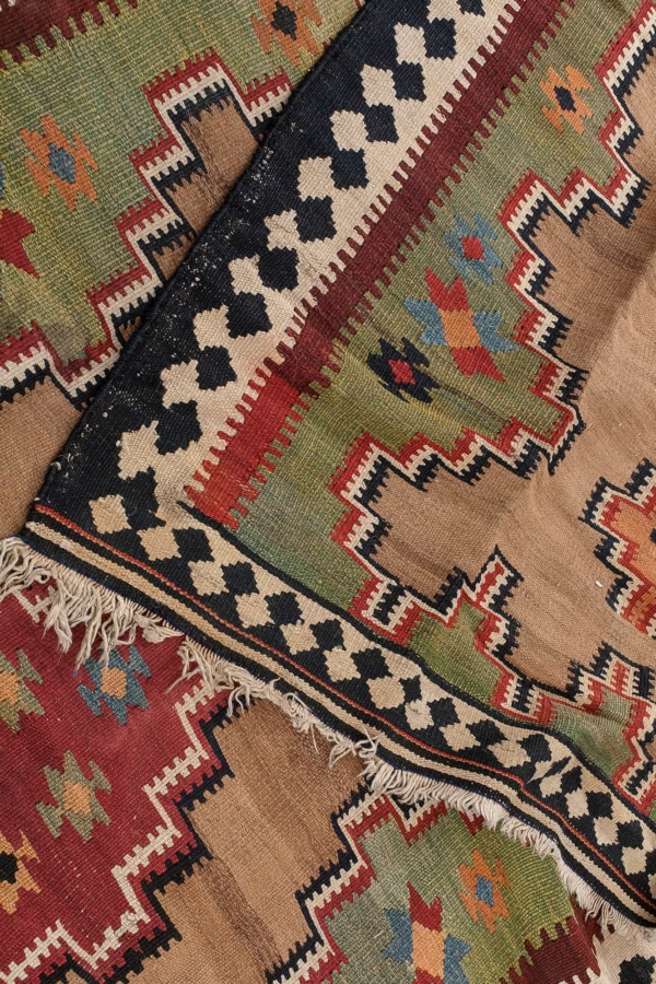 Persian Qashqai Kilim Runner at Essie Carpets, Mayfair London
