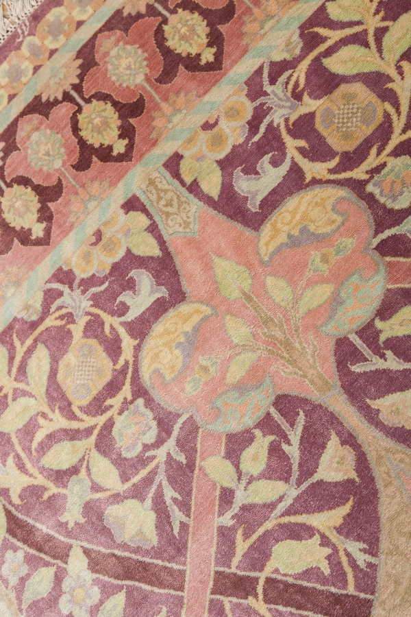 Fine Persian Tabriz Rug Art Nouveau Design at Essie Carpets, Mayfair London