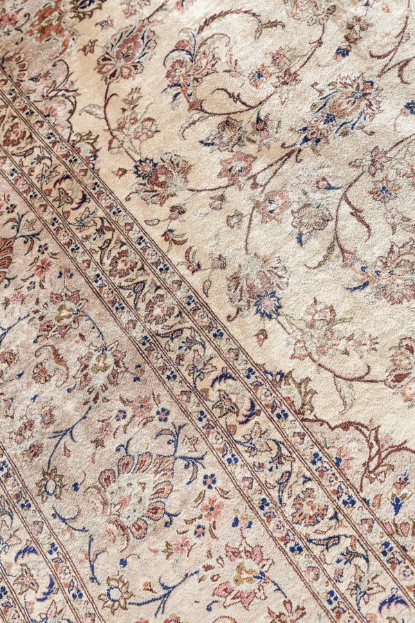 Extremely Fine Signed Persian Qum Carpet at Essie Carpets, Mayfair London
