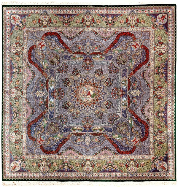 Persian Qum Silk Rug 