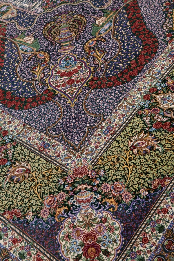 Persian Qum Silk Rug 