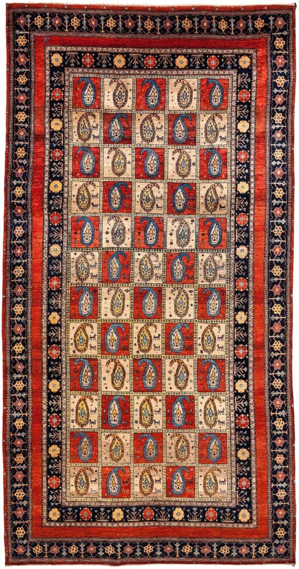 Very Fine Persian Qashqai Gallery Runner at Essie Carpets, Mayfair London