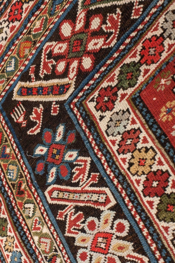 Antique Old Shirvan Rug at Essie Carpets, Mayfair London