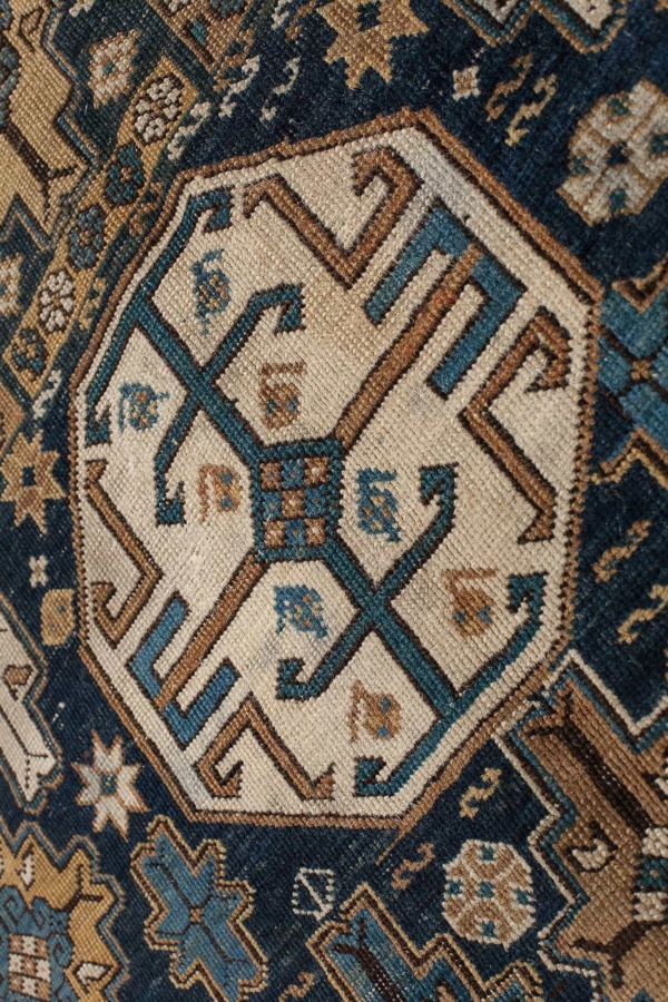 Antique Russian Shirvan Rug at Essie Carpets, Mayfair London