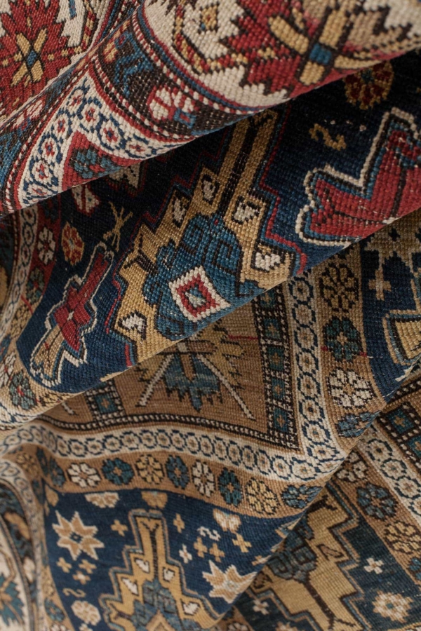 Antique Russian Shirvan Rug at Essie Carpets, Mayfair London