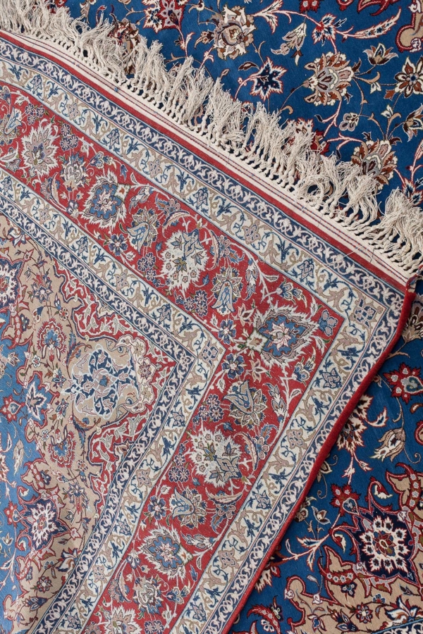 Fine Esfahan Carpet at Essie Carpets, Mayfair London