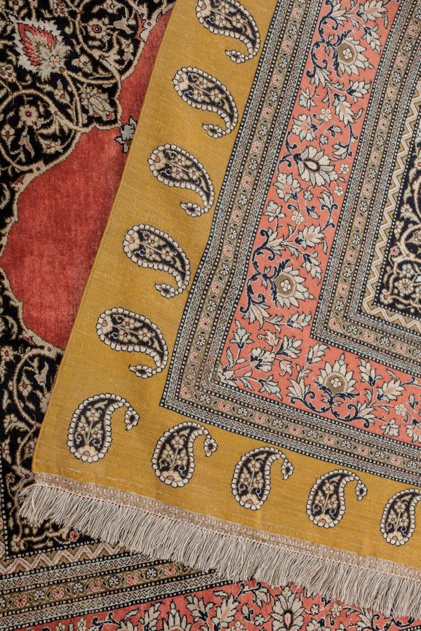 Extremely Fine Perisan Qum Rug at Essie Carpets, Mayfair London
