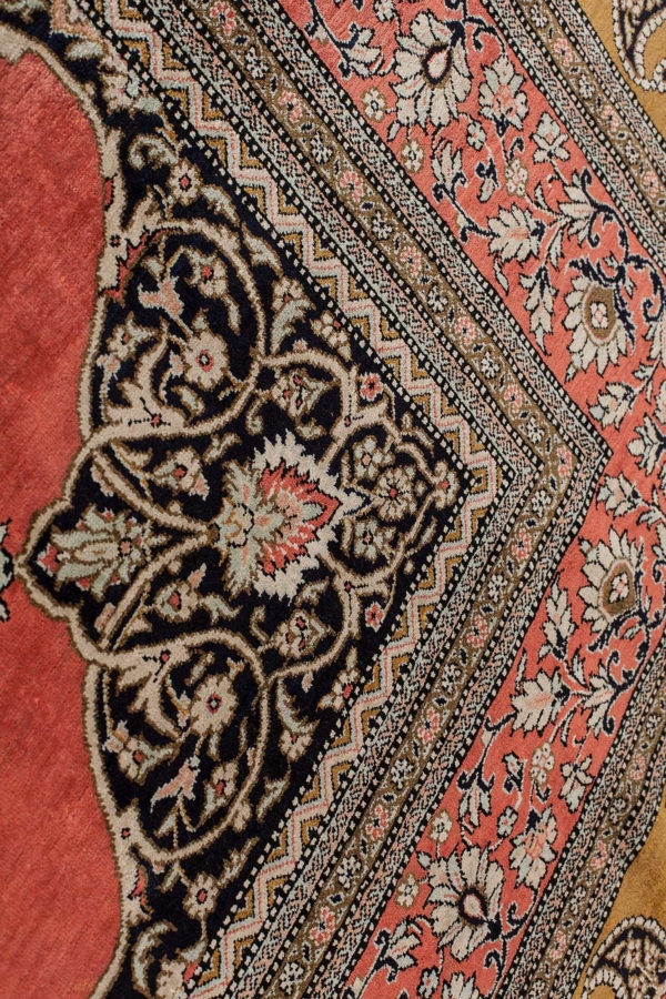 Extremely Fine Perisan Qum Rug at Essie Carpets, Mayfair London
