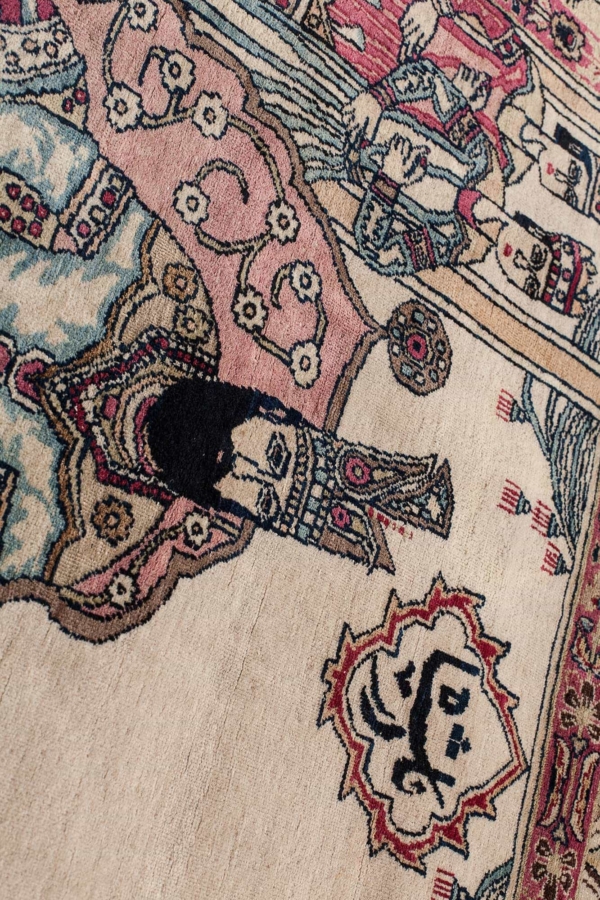 Signed, Persian Ravar Kerman  Rug at Essie Carpets, Mayfair London