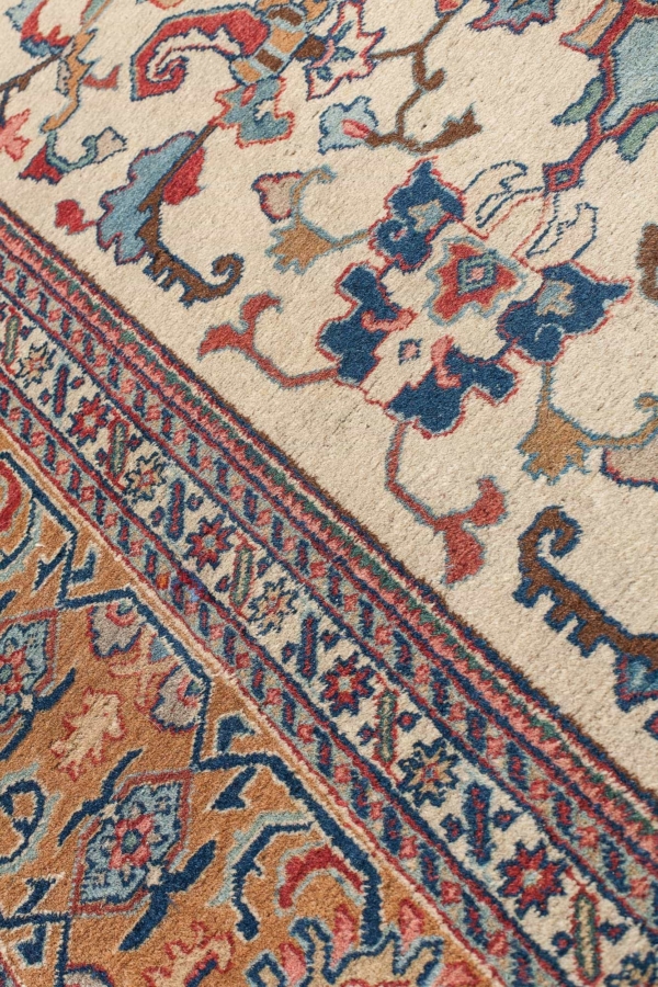 Old Persian Tabriz Carpet at Essie Carpets, Mayfair London