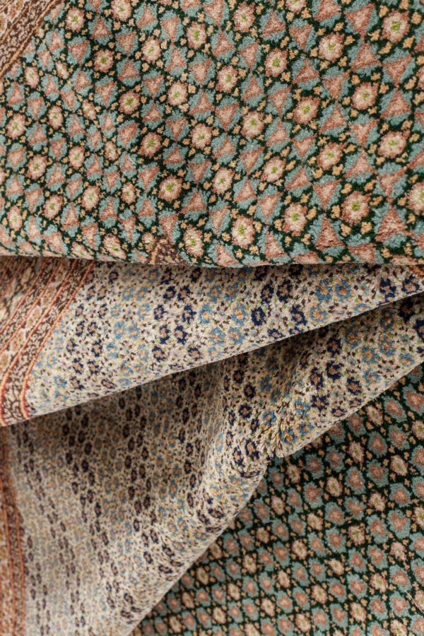 Very Fine Old Persian Qum Carpet at Essie Carpets, Mayfair London