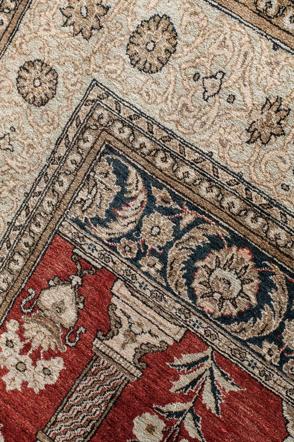 Old Fine Persian Qum Rug at Essie Carpets, Mayfair London