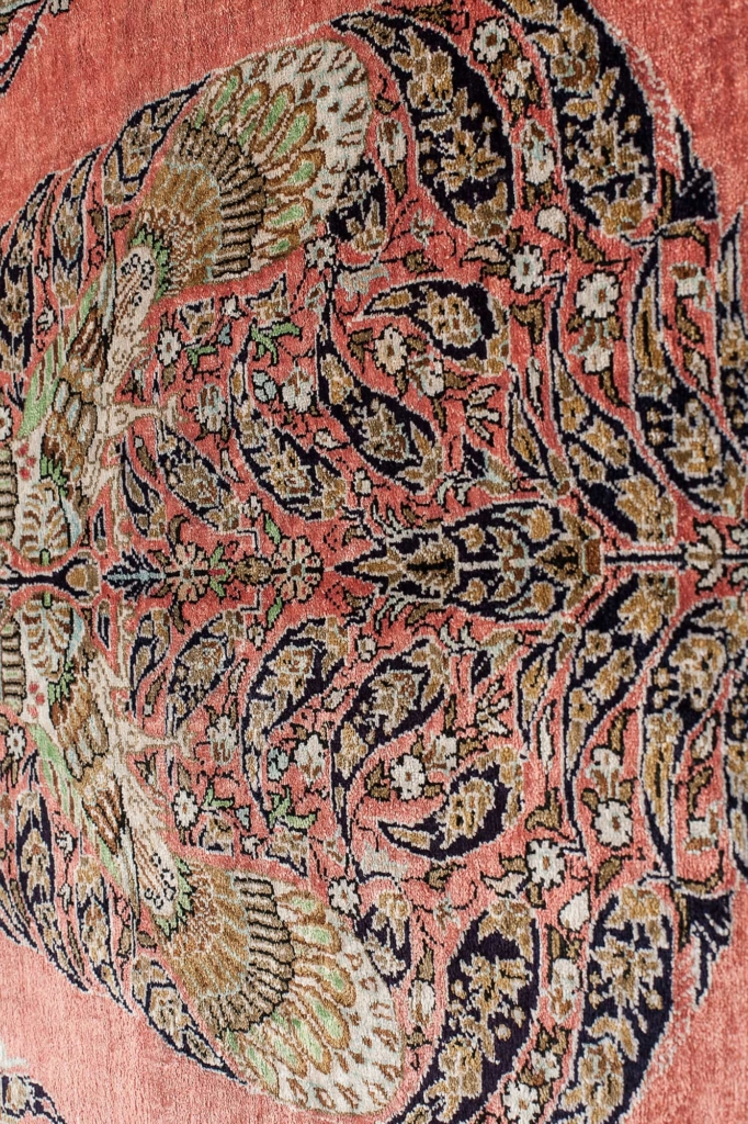 Old Persian Qum Tree of Life Rug at Essie Carpets, Mayfair London