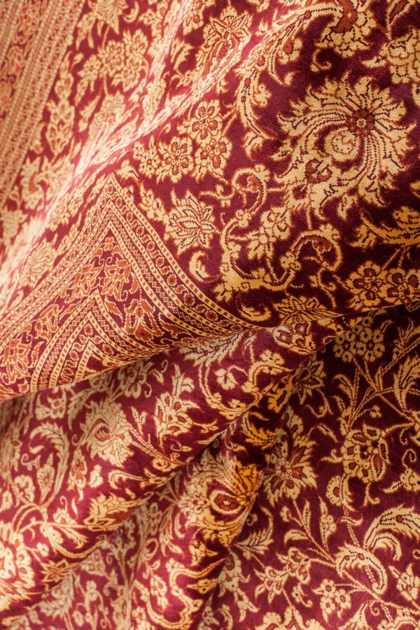 Signed Very Fine Pure Silk Persian Qum Carpet at Essie Carpets, Mayfair London