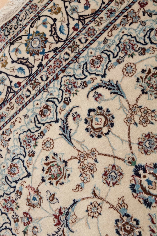 Fine, Signed Persian Nain  Rug at Essie Carpets, Mayfair London