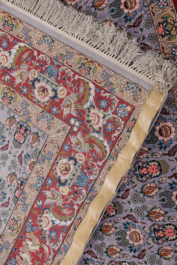 Fine Persian Esfahan Signed Rug at Essie Carpets, Mayfair London