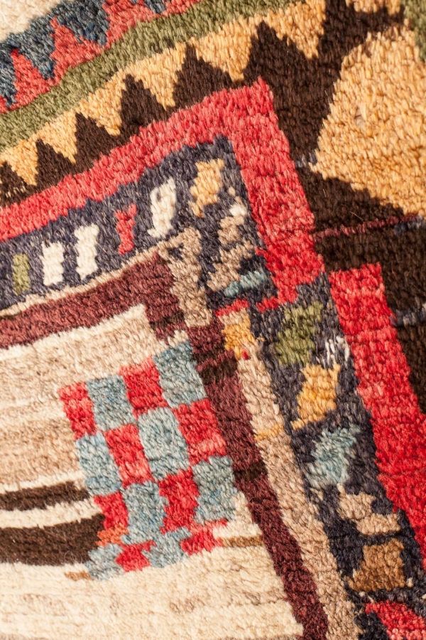 Rare Persian Qashqai Rug at Essie Carpets, Mayfair London