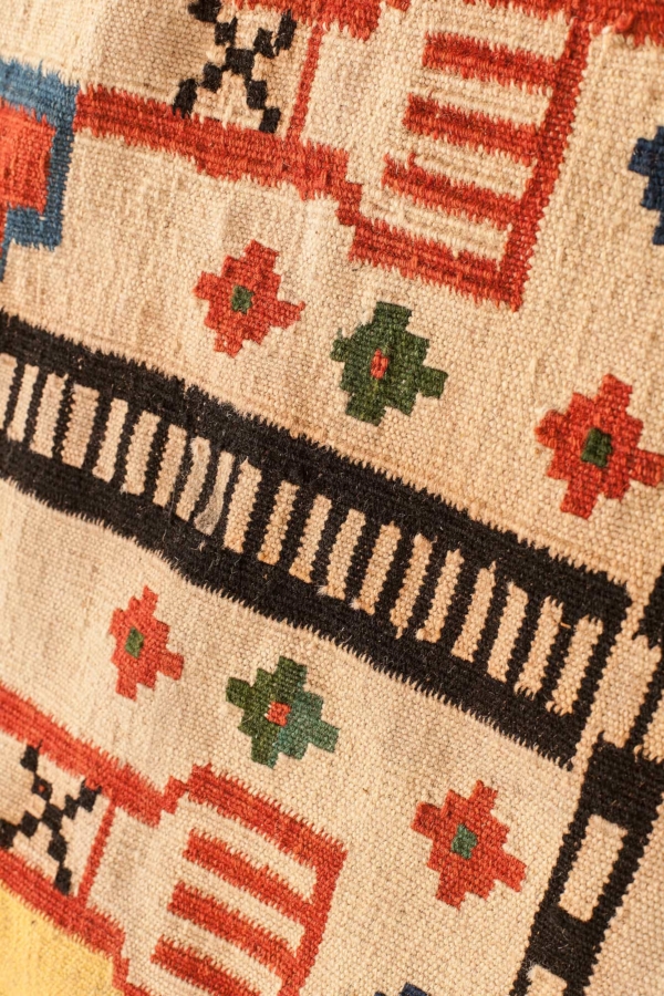 Persian Handwoven Qashqai Kilim at Essie Carpets, Mayfair London