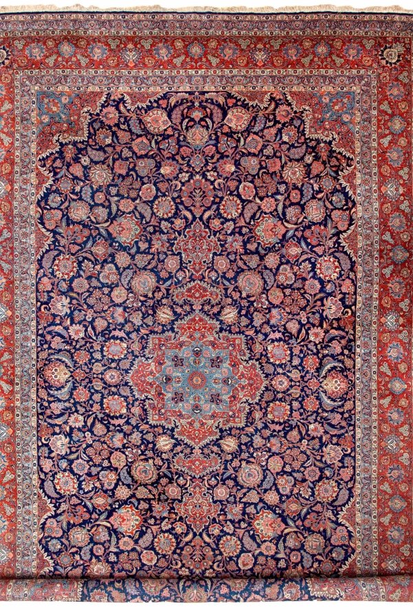 Amazing Very Old Persian Kashan Carpet at Essie Carpets, Mayfair London