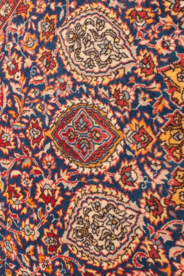 Signed Old Indian Lahore Rug at Essie Carpets, Mayfair London