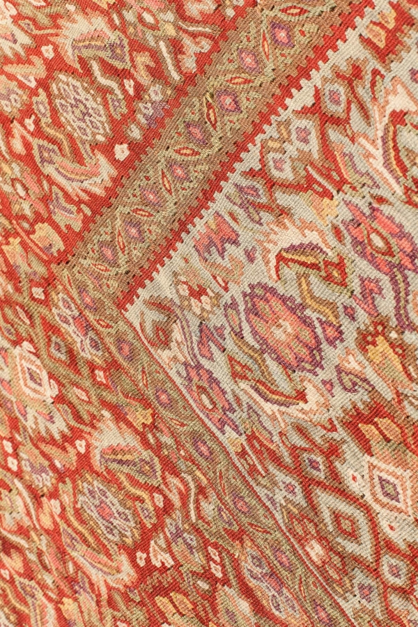 Persian Antique Senneh Kilim at Essie Carpets, Mayfair London