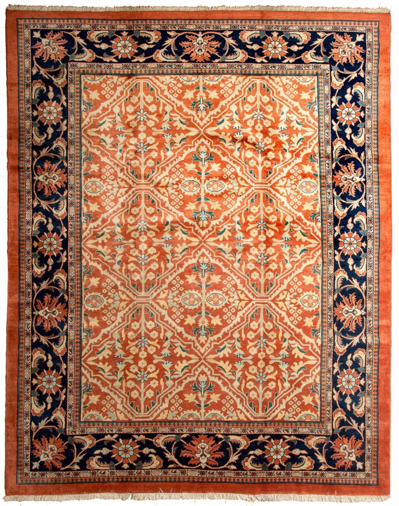 Fine Persian Lattice Mahal Carpet at Essie Carpets, Mayfair London