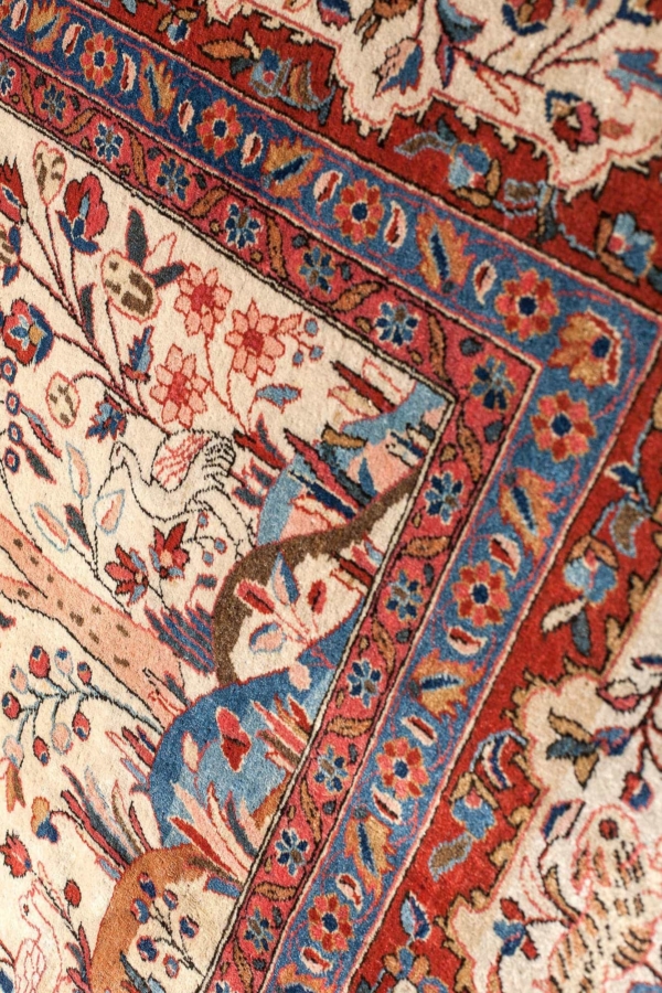 Fine Old Persian Kashan Carpet at Essie Carpets, Mayfair London