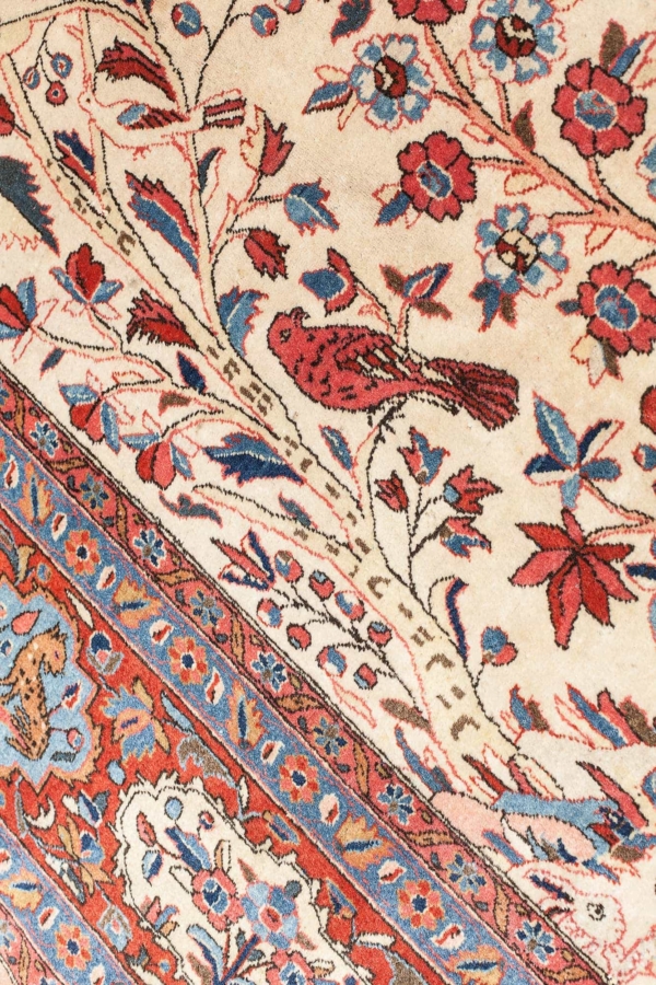 Fine Old Persian Kashan Carpet at Essie Carpets, Mayfair London