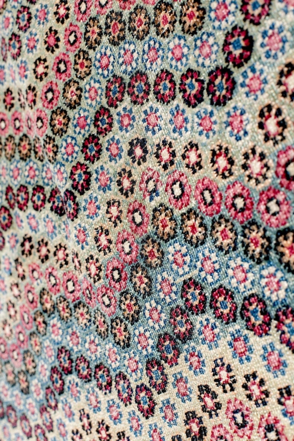 Unusual Old Persian Tehran  Rug at Essie Carpets, Mayfair London