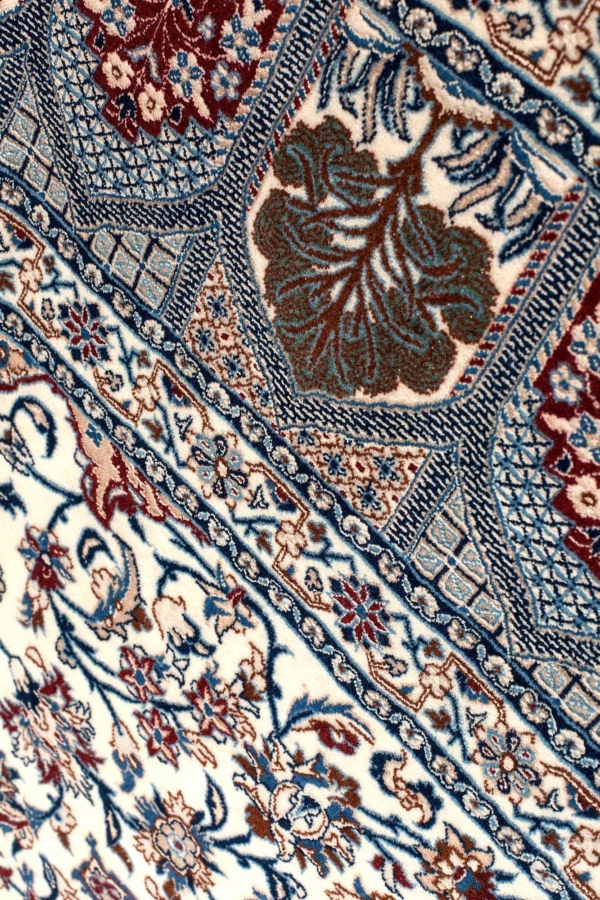 Signed Persian Nain Carpet at Essie Carpets, Mayfair London
